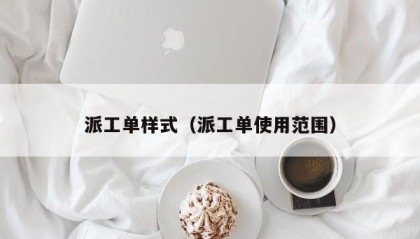 派工单样式（派工单使用范围）