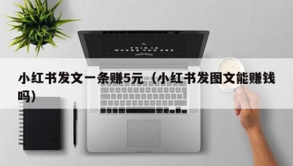 小红书发文一条赚5元（小红书发图文能赚钱吗）